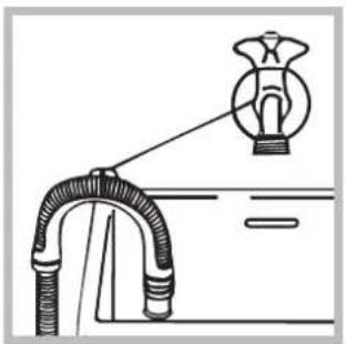 Ariston Thermo AVD149 - Tilslutning af afløbsslangen - 2