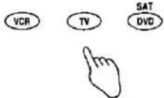 TECHNICS SF-DX720 - How to change the remote control code - 1