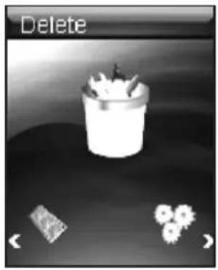HITACHI DMP460 - Deleting Files and Folders - 1
