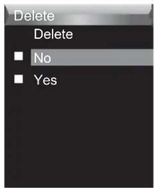 Delete Delete ■ No ■ Yes