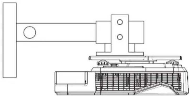 NEC NP-U321H - Wall Mount Installation - 1