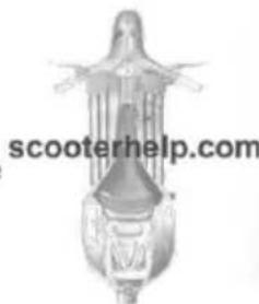 VESPA P150X - SPECIFIC PARTICULARITIES - 1