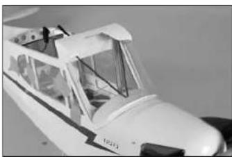 E-flite J-3 Cub 450 - WINDOW INSTALLATION•MONTAGE DER FENSTER• installazione delle finestre - 4