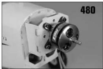 E-flite J-3 Cub 450 - MOTOR INSTALLATION • MOTOREINBAU • INSTALLAZIONE DEL MOTORE - 4