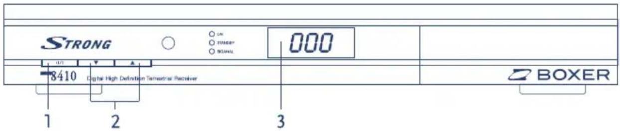 STRONG ON TIMER MSWAL 000 8410 Digital High Definition Terminal Receiver BOXER 1 2 3
