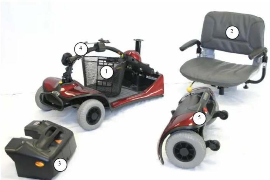 Shoprider Dasher 4 - Dasher/Start Disassembly (Fig 11 & 12) - 2