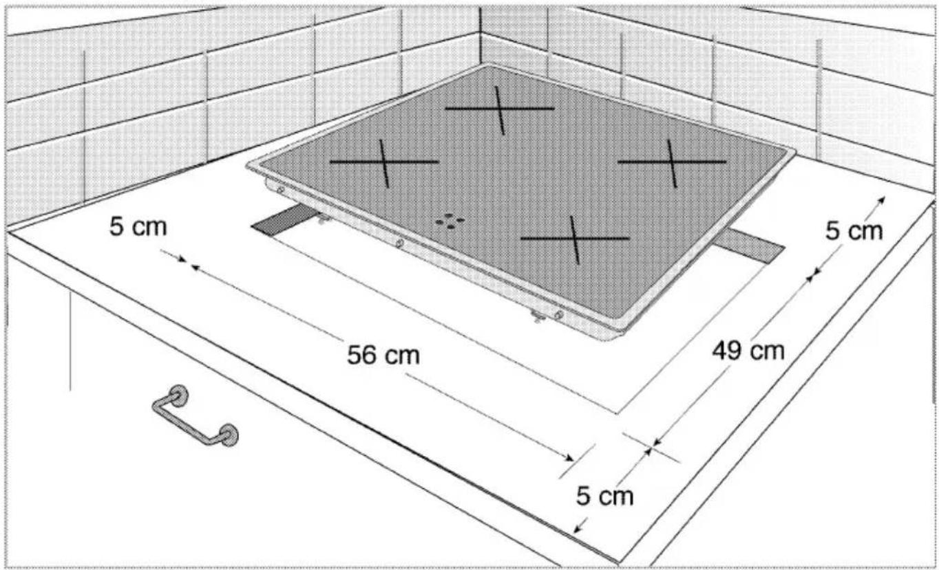 5 cm 56 cm 5 cm 49 cm 5 cm