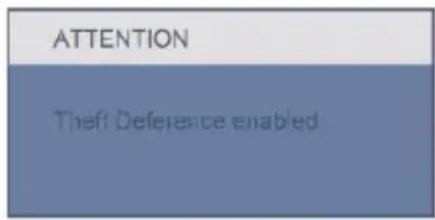 ATTENTION Theft Deference enabled