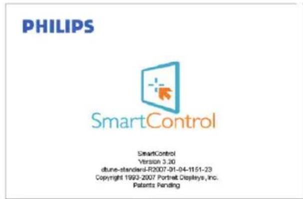 PHILIPS SmartControl SmartControl Version 3.20 dtune-standard-R2007-01-04-1151-23 Copyright 1993-2007 Portret Displays, Inc. Patents Pending