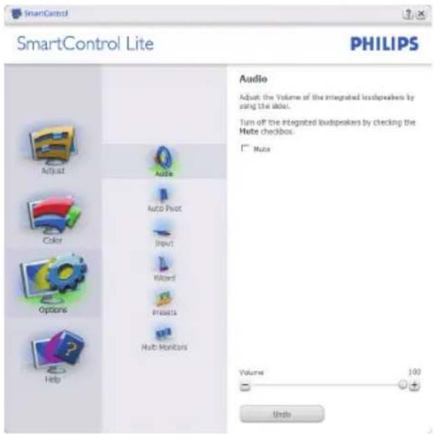 PHILIPS SWV8433 - Options (Alternativer) > Audio (Lyd) - - 1