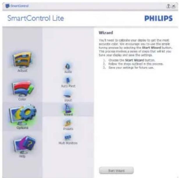 PHILIPS SWV8433 - Første oppstart - Veiviser - 1