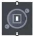 Bachmann 916.0039 - Custom module 1 x USB 2.0 A / B Black - 2