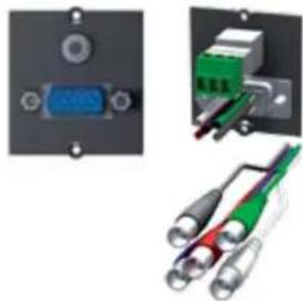 Bachmann 916.0039 - Custom module 1 x VGA + miniature jack White - 1