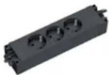 Bachmann 916.0039 - STEP BASE 3 x earthing contact, GST18i3 Length: approx. 220 mm - 4