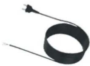 Bachmann 916.0039 - Euro supply cable with intermediate switch, PVC, 70°C - 6