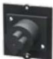 Bachmann 916.0039 - Custom module 1 x XLR socket 5-pole Black - 2