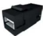 Bachmann 916.0039 - 19" custom module panel 1 U Black anodised aluminium - 18