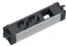 Bachmann 916.0039 - STEP ALU, GST18, max. 16 A / 230 V \~ / 3680 W Length: approx. 220 mm - 2