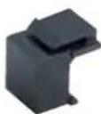 Bachmann 916.0039 - 19" custom module panel 1 U Black anodised aluminium - 10