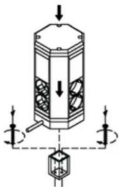 Bachmann 916.0039 - COMPACT 9 x earthing contact Aluminium - 1