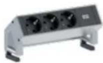 Bachmann 916.0039 - DESK 2 power strips, empty - 16