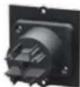 Bachmann 916.0039 - Custom module Power Con grey (power outlet) Black - 9