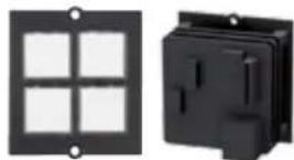 Bachmann 916.0039 - Custom module with 4-key keypad for MediaNet control unit Black - 1