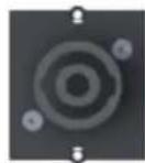 Bachmann 916.0039 - Custom module 1 x stereo loudspeaker connection Black - 5