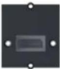 Bachmann 916.0039 - Custom module 1 x HDMI White - 1