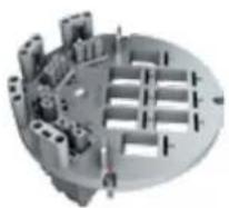 Bachmann 916.0039 - 8P/4S connection plate with breakout cable and GST18i3 plug - 1