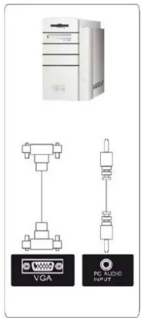 VGA PC AUDIO INPUT