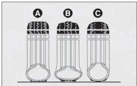 A B C