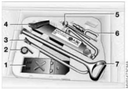 Labeled diagram of a pencil case with numbered parts for identification