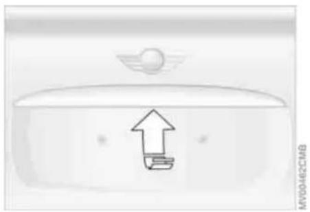 Top-down view of a car intake manifold with an upward arrow and logo (no text or symbols)