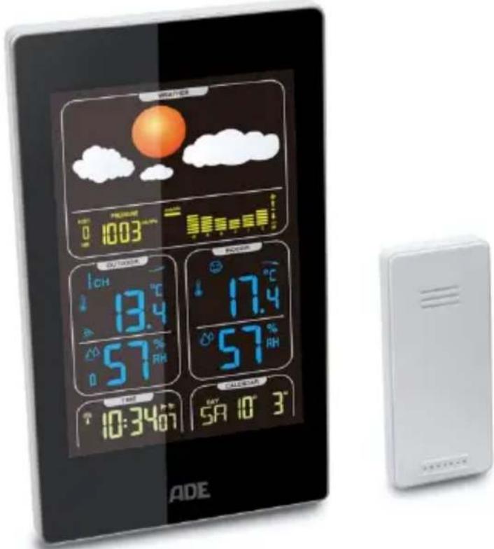 WEATHER 1003 °C OUTDOOR 13.4 57 % RH TIME 10:34:07 DAY 5A 10' 3' BALANCE ADE