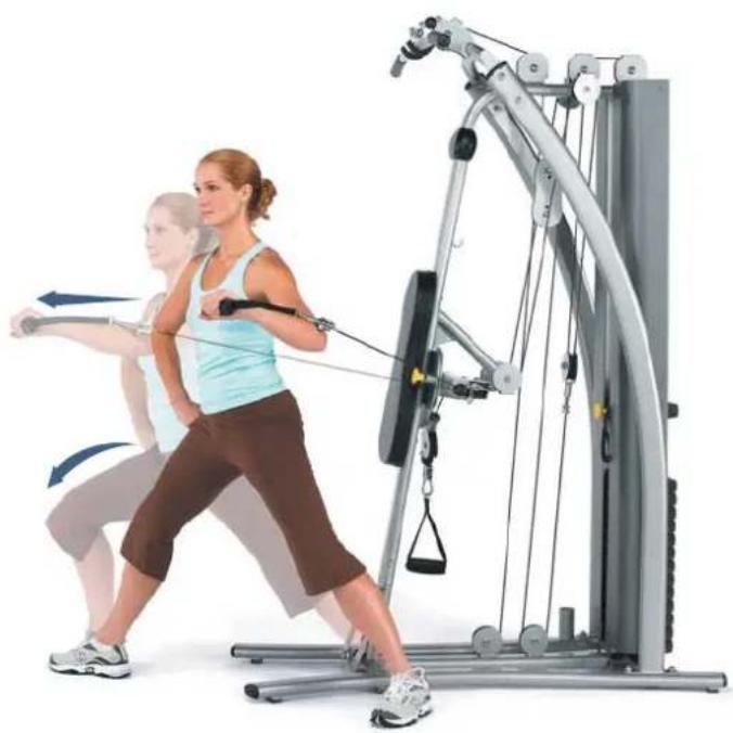 Horizon Fitness Torus 4 - Radiale Armzüge in Position - 2