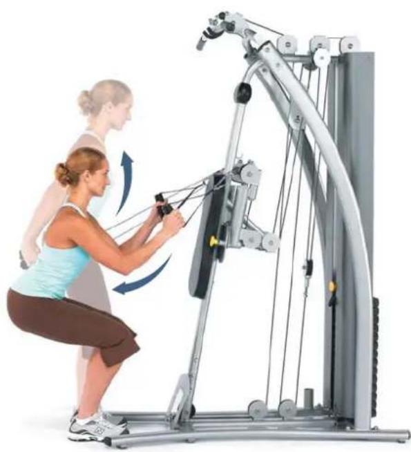 Horizon Fitness Torus 4 - Radiale Armzüge in Position - 2