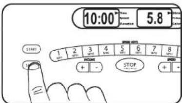 10:00 5.8 START 1 2 3 4 5 6 7 8 STOP + - + -
