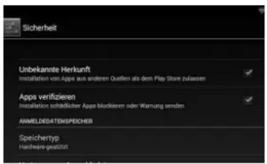 XORO MegaPAD 1851 - Settings / PERSONAL / Location access - 1