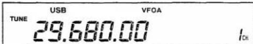 USB VFOA TUNE 29.680.00 ICh