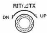 ICOM IC-736 - RIT/ΔTX CONTROL [RIT/ΔTX] (p. 28) - 1