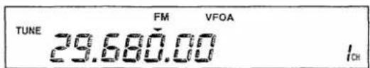 TUNE FM VFOA 29.680.00 ICh