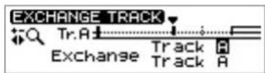 ROLAND CDX-1 - Exchanging the contents of sequence tracks—Exchange Track - 2