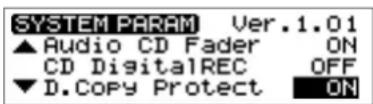 ROLAND CDX-1 - Prohibiting digital copying—Digital Copy Prohibit - 2