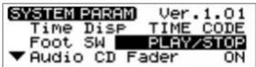 ROLAND CDX-1 - Specifying the Function of the Foot Switch - 2