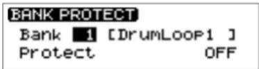 ROLAND CDX-1 - Protecting/unprotecting a pad bank - 3