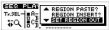 ROLAND CDX-1 - Specifying the editing region - 5