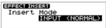 ROLAND CDX-1 - Changing the insert effect connections - 2