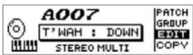 A007 T'WAH : DOWN STEREO MULTI PATCH GROUP EDIT COPY