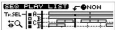 ROLAND CDX-1 - Edit on Sequence Play List screen—Quick Edit - 1